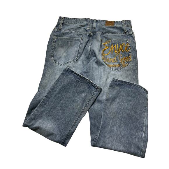Enyce Brand Good Common Trend Jeans Men's Size 36 Embroidered Relaxed Fit Denim - Picture 6 of 10